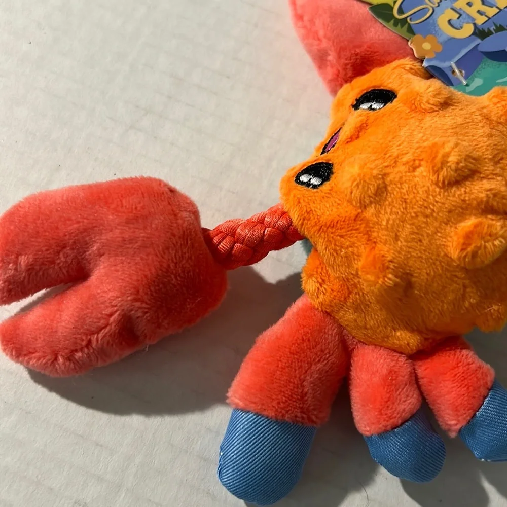 Bark Sally Bitefoot Crab Dog Toy XS-S